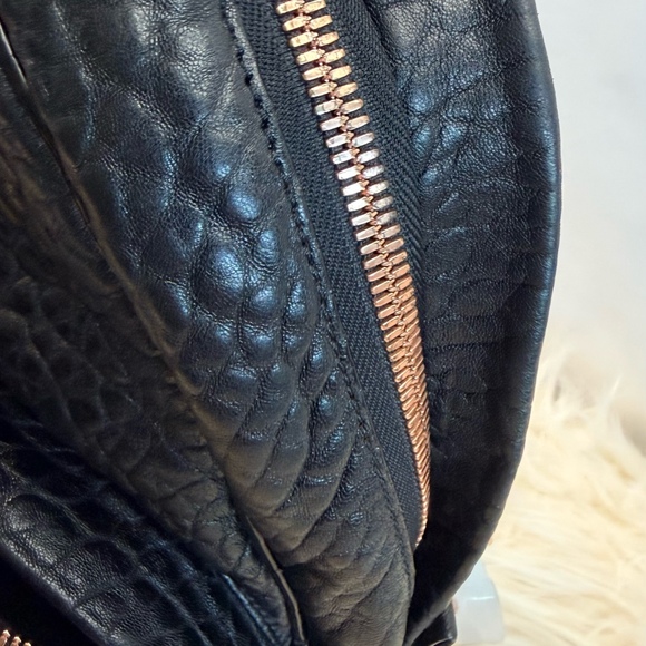 Alexander wang dumbo backpack with rosegold hardware